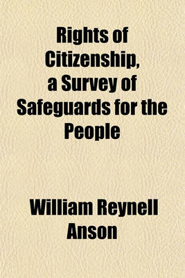 Book cover for Rights of Citizenship, a Survey of Safeguards for the People