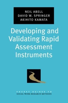 Cover of Developing and Validating Rapid Assessment Instruments