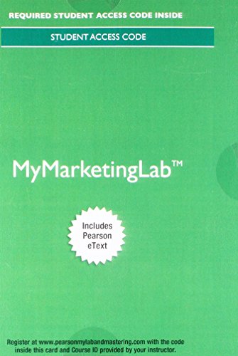 Book cover for Mylab Marketing with Pearson Etext -- Access Card -- For Principles of Marketing