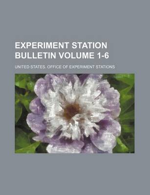 Book cover for Experiment Station Bulletin Volume 1-6