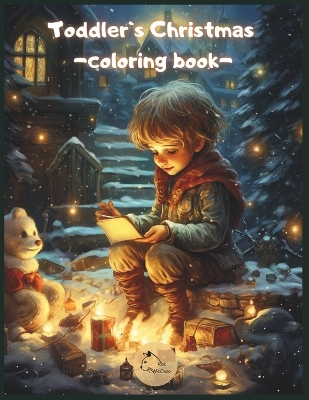 Book cover for Toddler`s Christmas coloring book