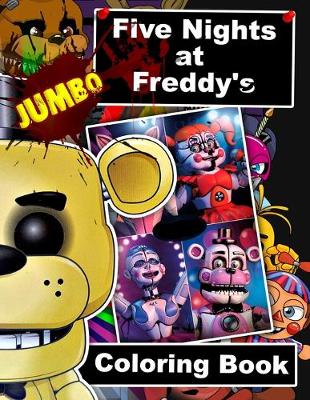 Book cover for Five Nights at Freddy's JUMBO Coloring Book