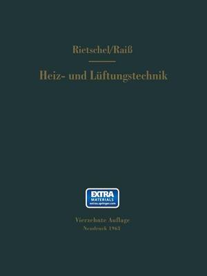 Book cover for H. Rietschels Lehrbuch der Heiz- und Lüftungstechnik