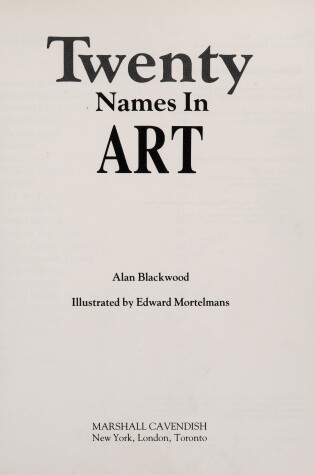 Cover of Twenty Names in Art
