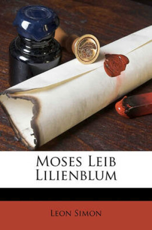 Cover of Moses Leib Lilienblum