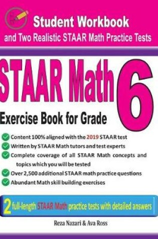 Cover of STAAR Math Exercise Book for Grade 6