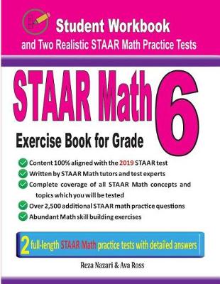 Book cover for STAAR Math Exercise Book for Grade 6