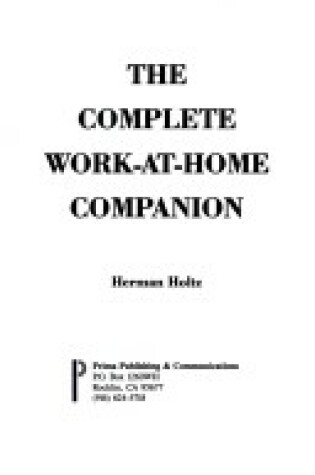 Cover of The Complete Work at Home Companion