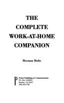 Book cover for The Complete Work at Home Companion