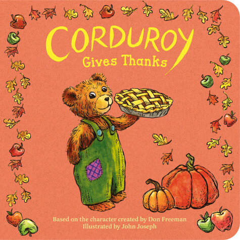 Book cover for Corduroy Gives Thanks