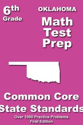 Cover of Oklahoma 6th Grade Math Test Prep