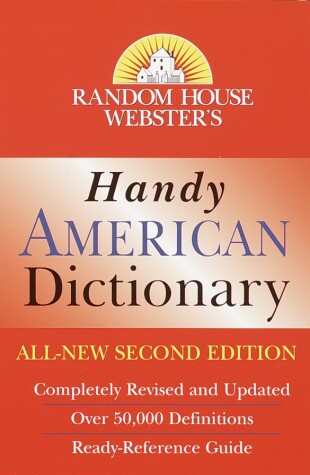 Book cover for Random House Webster's Handy American Dictionary, Second Edition