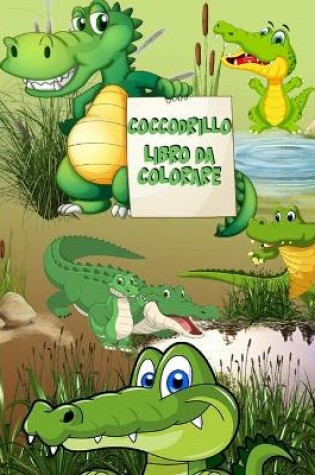 Cover of Coccodrillo libro da colorare