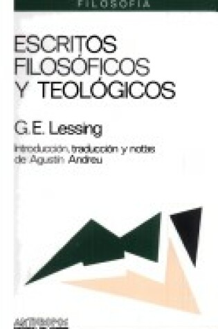 Cover of Escritos Filosoficos y Teologicos