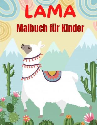 Book cover for Lama Malbuch für Kinder