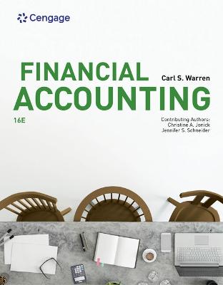 Book cover for Cnowv2 for Warren/Jonick/Schneider's Financial Accounting, 1 Term Printed Access Card