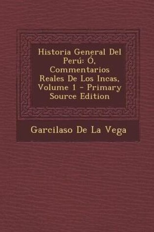 Cover of Historia General del Peru