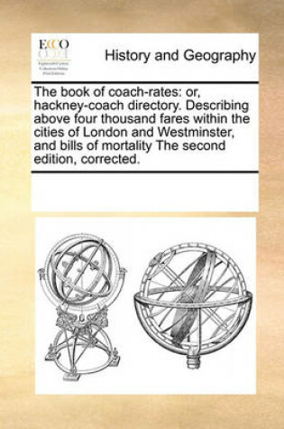 Cover of The book of coach-rates