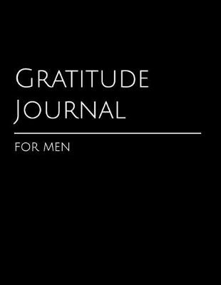 Book cover for Gratitude Journal for Men