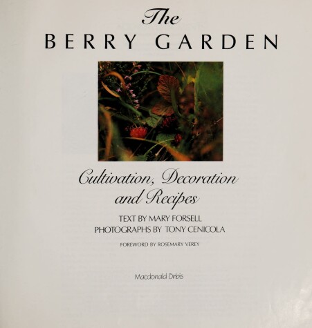 Book cover for Berry Garden