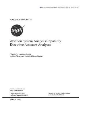 Book cover for Aviation System Analysis Capability Executive Assistant Analyses