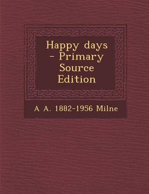 Book cover for Happy Days