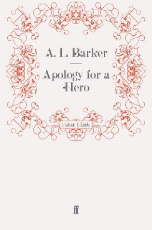 Cover of Apology for a Hero