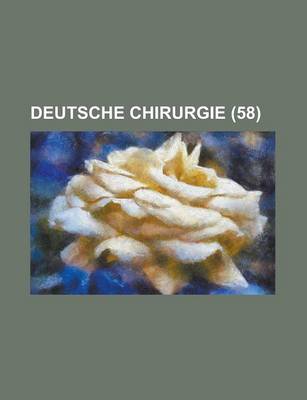 Book cover for Deutsche Chirurgie (58)