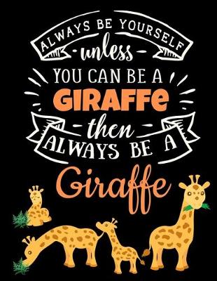 Cover of Giraffe Black Pages Sketchbook