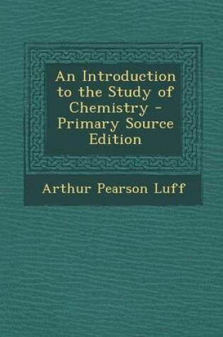 Cover of An Introduction to the Study of Chemistry