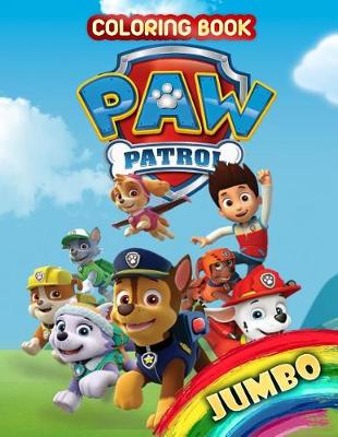 Book cover for Paw Patrol Jumbo Coloring Book