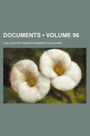 Cover of Documents (Volume 96)