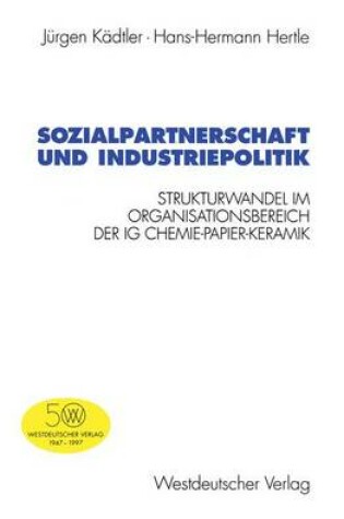 Cover of Sozialpartnerschaft und Industriepolitik