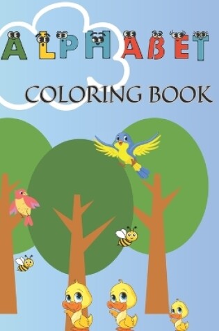 Cover of Alphabet coloring and tracing pages