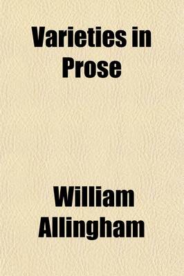 Book cover for Varieties in Prose Volume 2