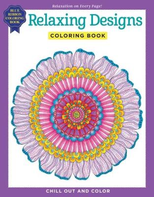 Book cover for Relaxing Designs Coloring Book