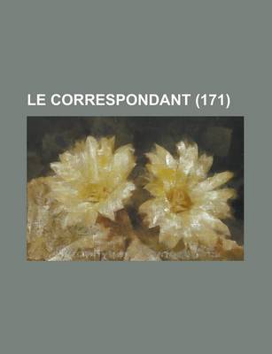 Book cover for Le Correspondant (171)