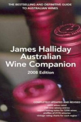 Cover of James Halliday Aust Wine Companion 2008