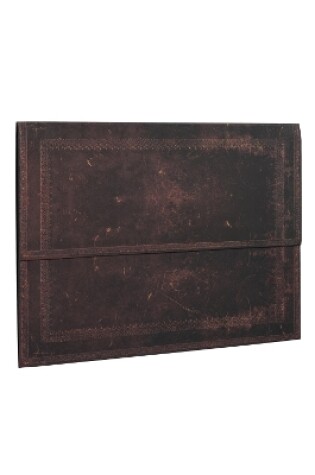 Cover of Black Moroccan Bold (Old Leather Collection) Document Folder
