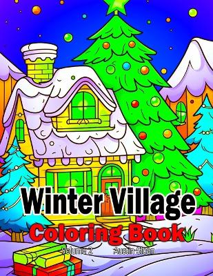 Book cover for Winter Village Coloring Book