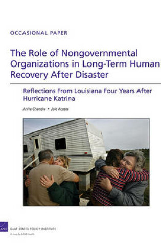 Cover of The Role of Nongovernmental Organizations in Long-term Human Recovery After Disaster