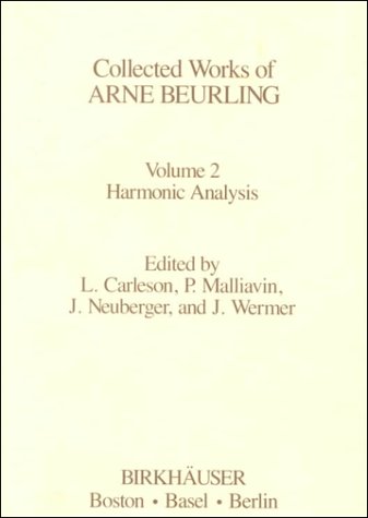 Cover of Collected Works of Arne Beurling : Vol