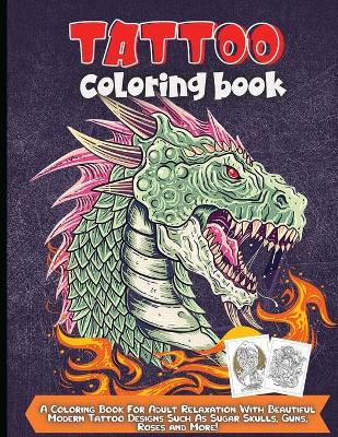 Book cover for Tattoo Coloring Book