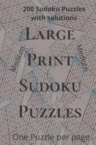 Cover of Large Print Sudoku Puzzles
