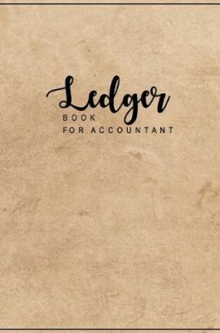 Cover of Ledger Book For Accountant