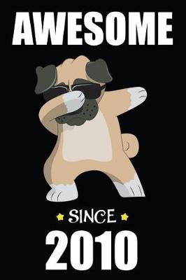 Book cover for 9th Birthday Dabbing Pug