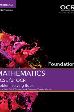 Cover of GCSE Mathematics for OCR Foundation Problem-solving Book