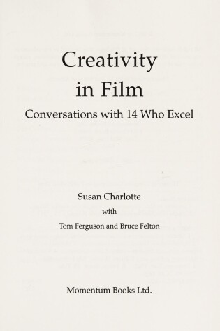 Cover of Creativity in Film