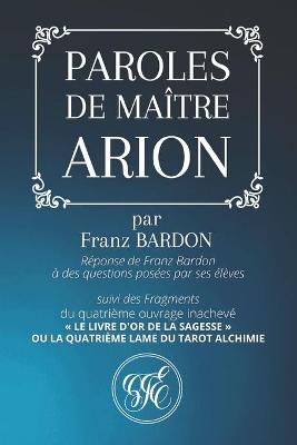 Book cover for Paroles de Maitre Arion