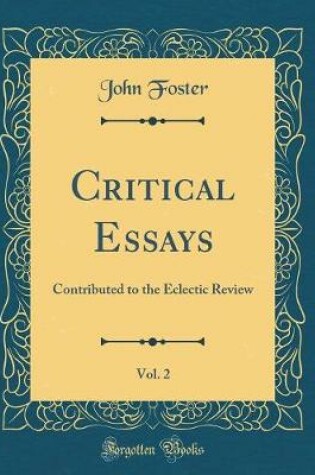 Cover of Critical Essays, Vol. 2